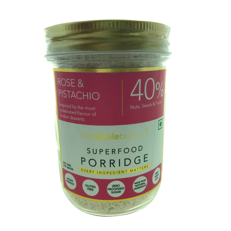 Rose & Pistachio Almond flour Superfood Porridge Instant Breakfast Mix