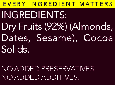 Nutty - Brownie (Dry Fruit Bar)