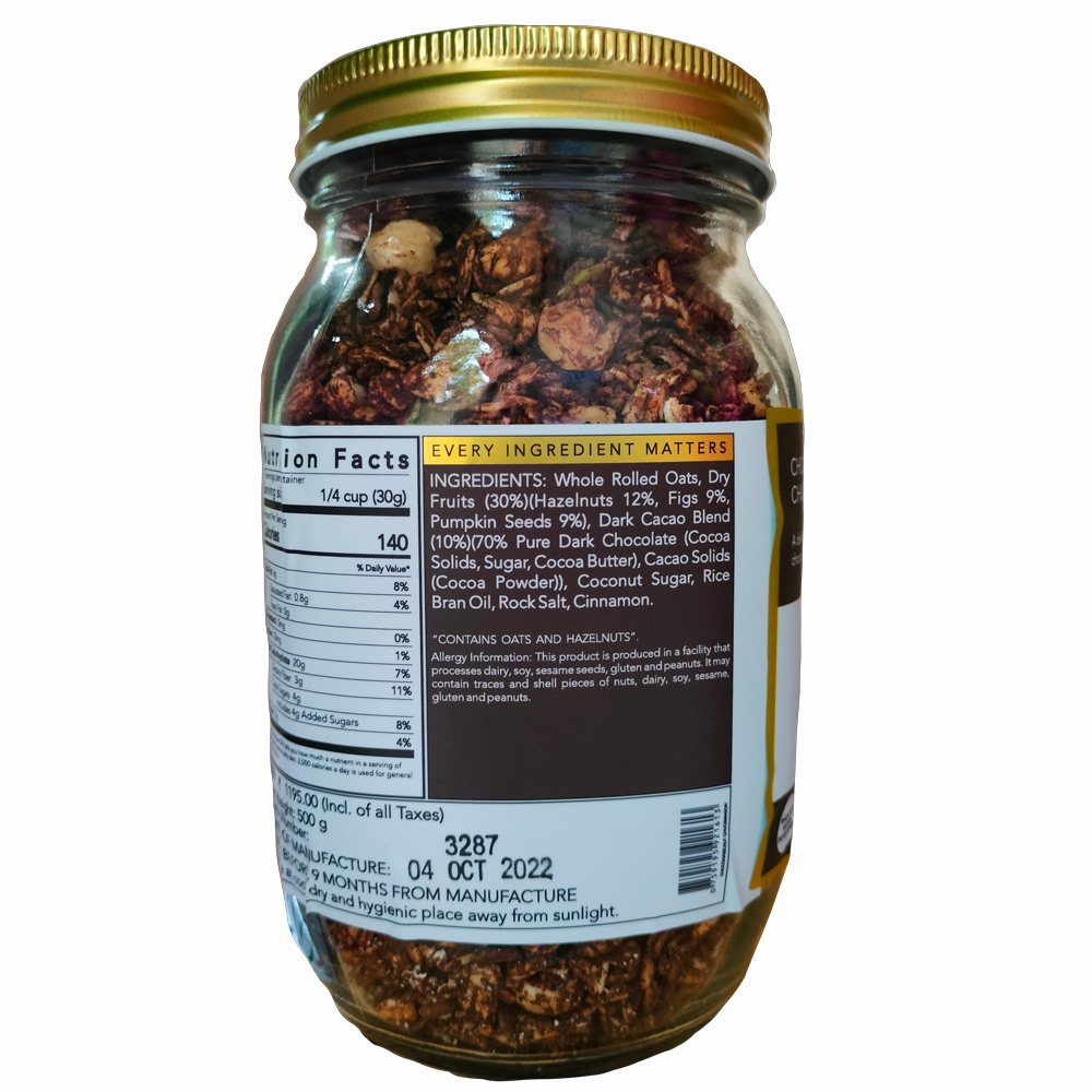 Chocohazelnut Chuckwagon Granola