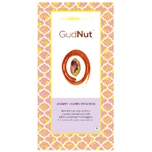 GudNut Pistachios (jaggery coated pistachios) (80g)